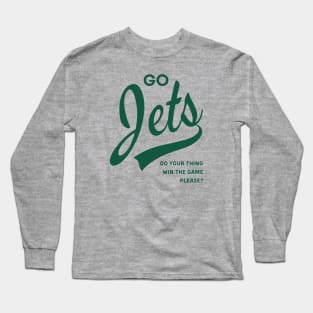 Go Jets vintage style Long Sleeve T-Shirt